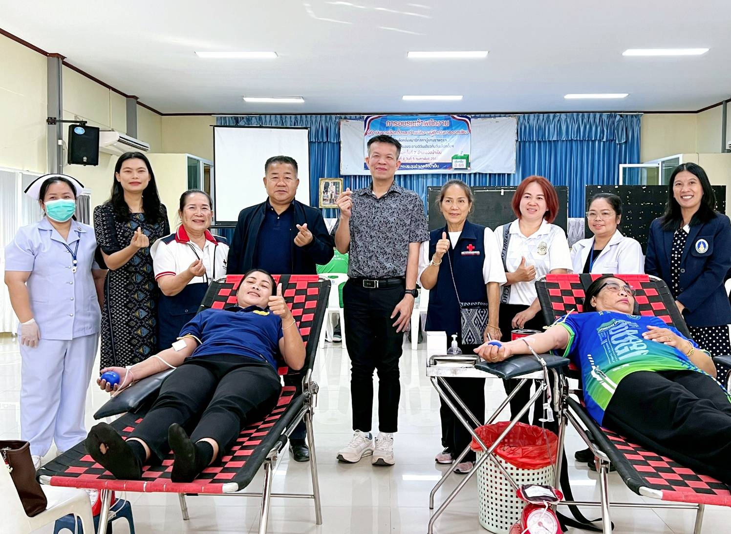 สพอ.วังน้ำเย็น ขับเคลื่อนองค์กรคุณธรรม รวมพลังบริจาคโลหิตเพื่อต่อลมหายใจให้เพื่อนมนุษย์