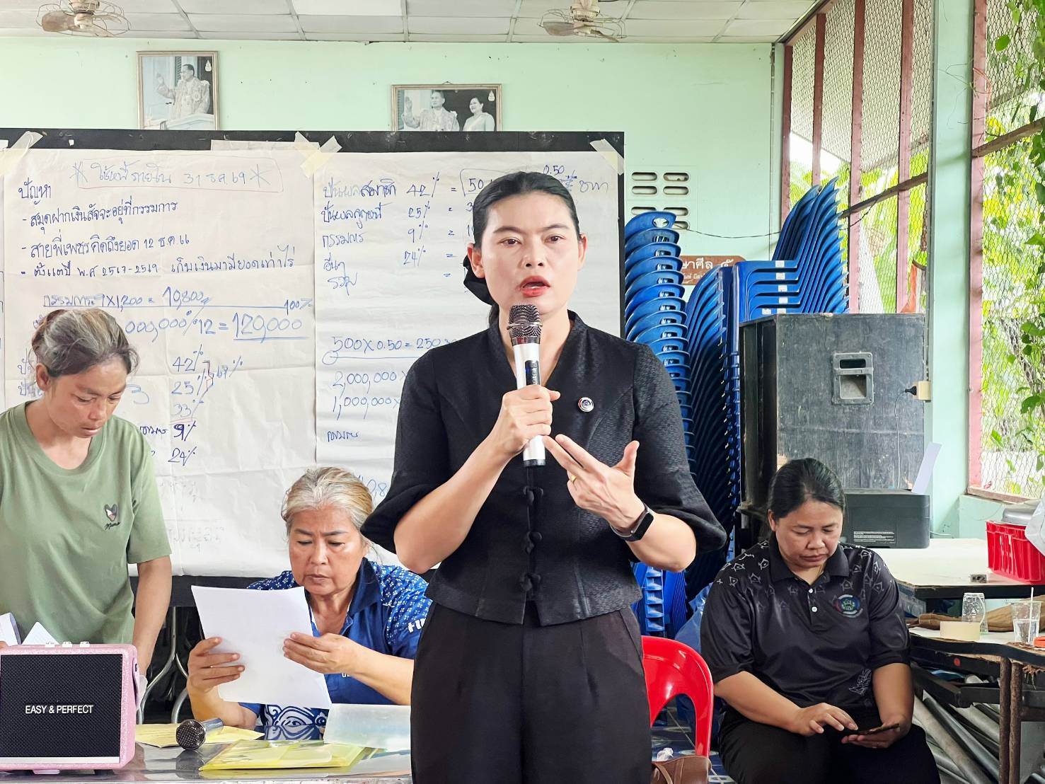 สพอ.วังน้ำเย็น ลงพื้นที่ติดตาม และสนับสนุนการดำเนินงานทุนชุมชนบ้านนำเจริญ