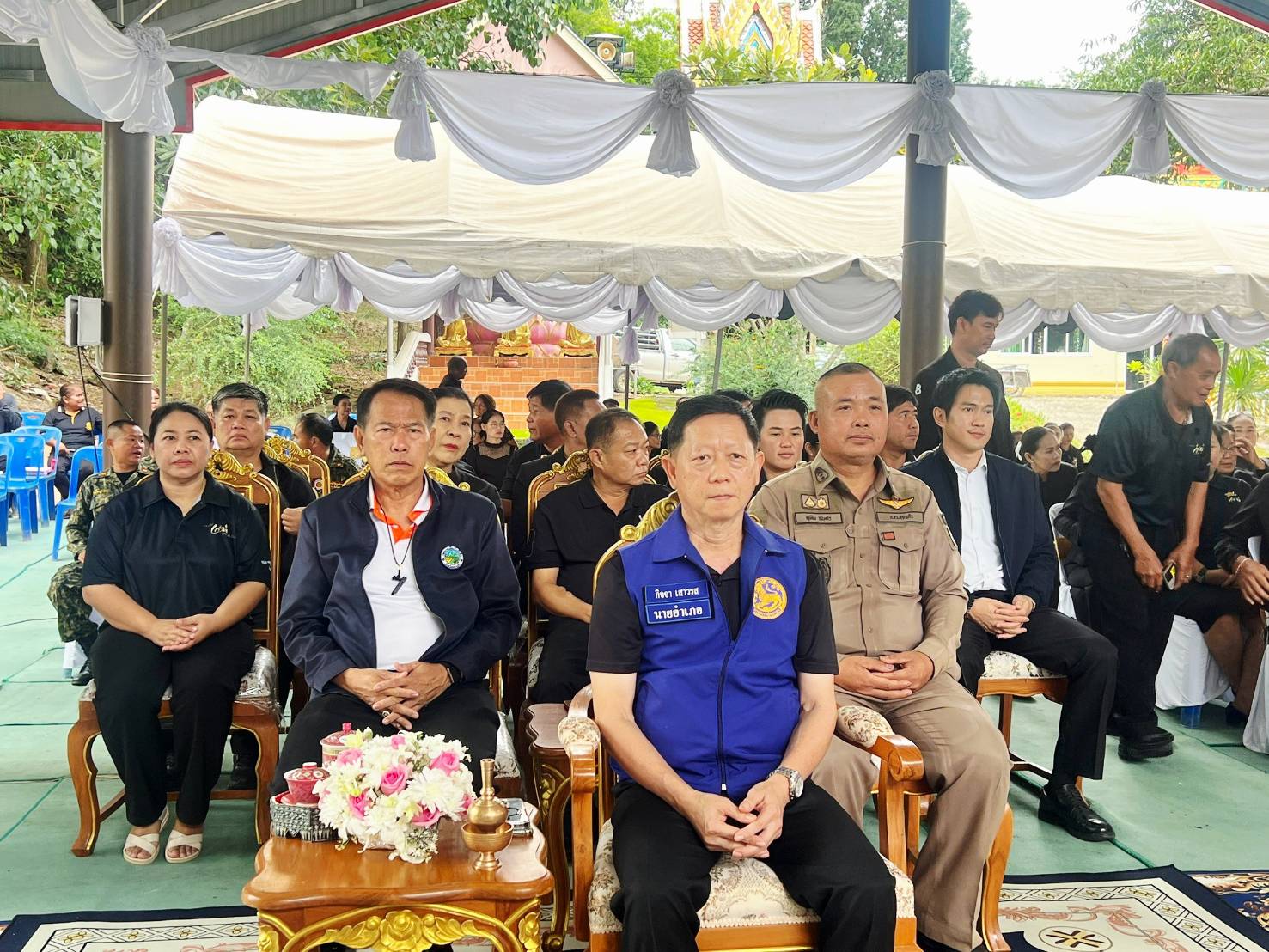 สพอ.วังน้ำเย็น จัดพิธีอัญเชิญเงินขวัญถุงพระราชทาน พิธีทอดผ้าป่า และพิธีแลกเงินขวัญถุงพระราชทานกองทุนแม่ของแผ่นดิน บ้านมิตรสัมพันธ์