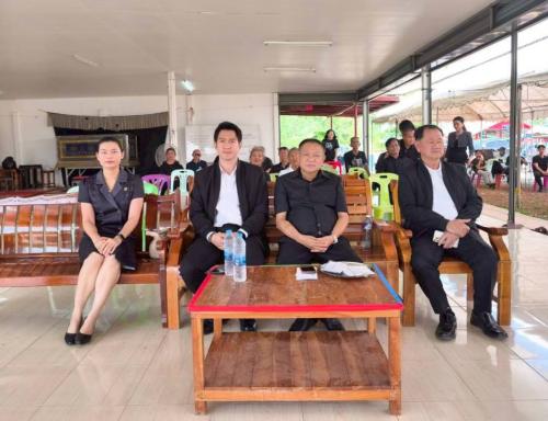 สพอ.วังน้ำเย็น ร่วมงานฌาปนกิจศพ นางราตรี อนันต์ ผู้ประกอบการ OTOP อำเภอวังน้ำเย็น ร้านรองเท้า(วังน้ำเย็นชูส์)